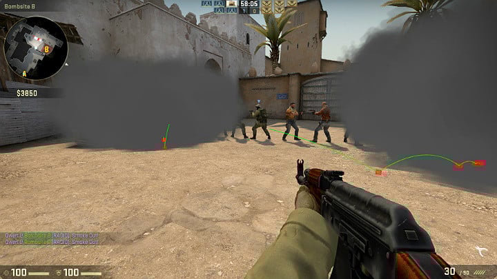 Wykorzystując kilka przydatnych komend możesz w łatwy sposób stworzyć serwer ćwiczeniowy gdzie będziesz miał możliwość sprawdzania trajektorii lotu pocisku lub granatów, dowolnego ustawiania botów, a nawet latania po planszy w celu szybkiego jej sprawdzenia - Ustawienia serwera do ćwiczeń CS GO - CS GO - poradnik do gry