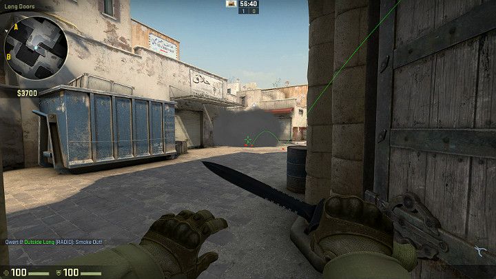 Efekt rzutu widoczny jest na powyższym obrazku - Dust 2 | Mapy Turniejowe | CS GO - CS GO - poradnik do gry