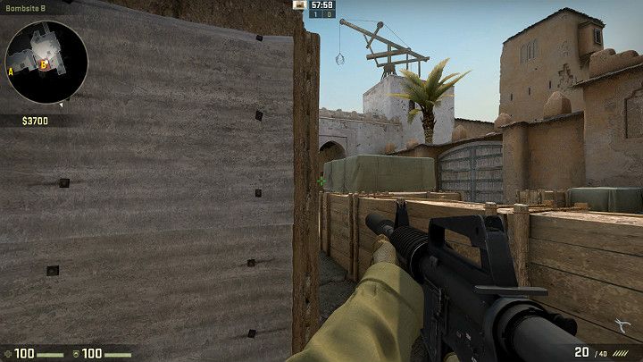 Miejsce na punkcie podłożenia bomby B - Dust 2 | Mapy Turniejowe | CS GO - CS GO - poradnik do gry