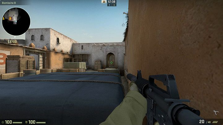 Kolejne bardzo popularne miejsce wykorzystywane przez Antyterrorystów - Dust 2 | Mapy Turniejowe | CS GO - CS GO - poradnik do gry