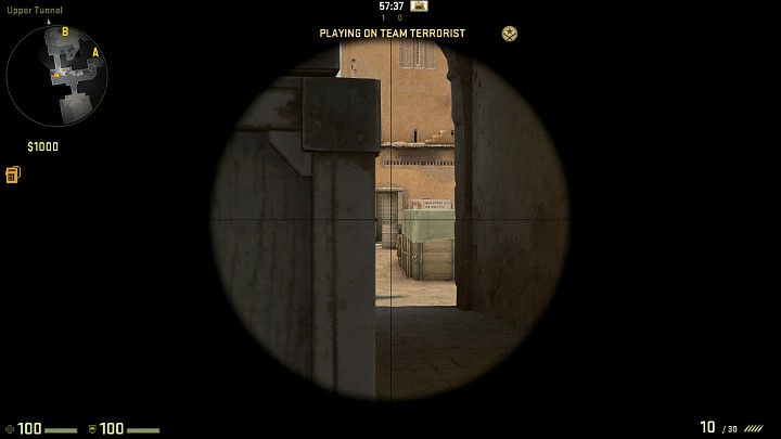 Kolejne bardzo popularne miejsce zajmowane przez obrońców - Dust 2 | Mapy Turniejowe | CS GO - CS GO - poradnik do gry