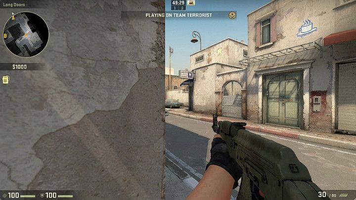 Przechodząc dalej w stronę punktu A warto mieć na uwadze samochód widoczny w oddali - Dust 2 | Mapy Turniejowe | CS GO - CS GO - poradnik do gry