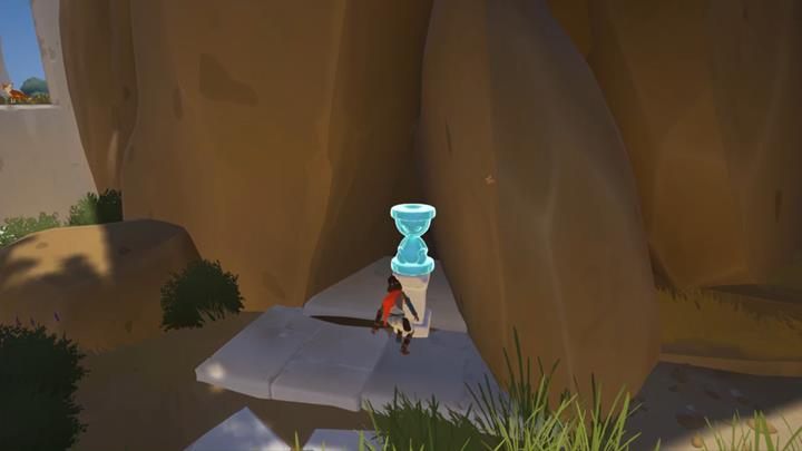 Aktywuj figurkę, wskocz na kamień i przejdź dalej. - Zagadki z wrotami | Rozdział 1 | Opis przejścia - Rime - poradnik do gry