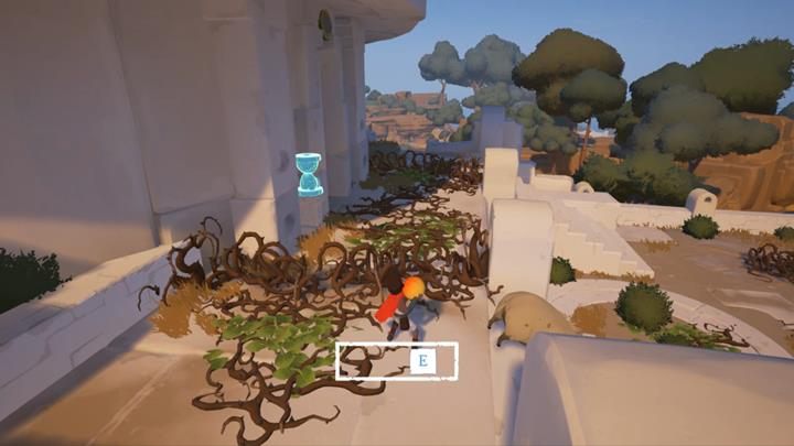 Skorzystaj z owocu, by utorować sobie dalszą drogę. - Zdobycie drugiego klucza | Rozdział 1 | Opis przejścia - Rime - poradnik do gry