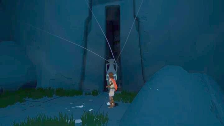 Zwróć uwagę w które wąskie przejście wieje wiatr i udaj się w głąb budynku. - Droga na wieżę | Rozdział 1 | Opis przejścia - Rime - poradnik do gry