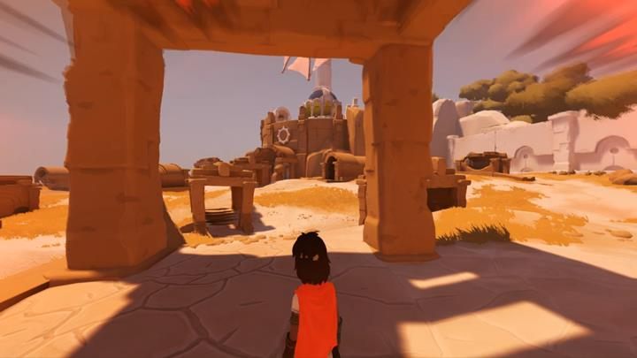 Gdy zobaczysz, że ekran robi się czerwony staraj się błyskawicznie schować pod osłoną. - Spotkanie z bestią i pierwszy wiatrak | Rozdział 2 | Opis przejścia - Rime - poradnik do gry