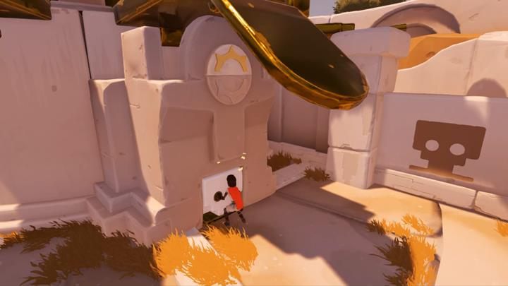 Wyciągnij blok z fundamentów. - Spotkanie z bestią i pierwszy wiatrak | Rozdział 2 | Opis przejścia - Rime - poradnik do gry