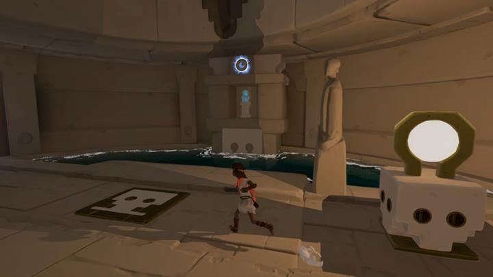 Otwórz kształt na bloku i przesuń go w prawo. - Drugi wiatrak | Rozdział 2 | Opis przejścia - Rime - poradnik do gry