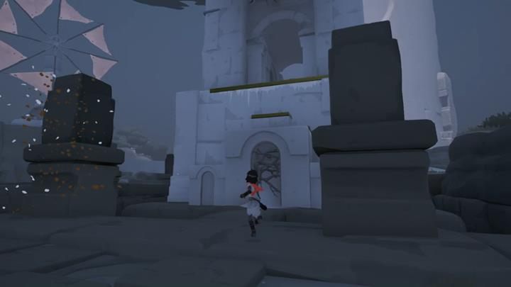 W końcu dotrzesz do białego budynku - wejdź na samą górę. - Ostatnie spotkanie z bestią i zagadka z czasem | Rozdział 2 | Opis przejścia - Rime - poradnik do gry