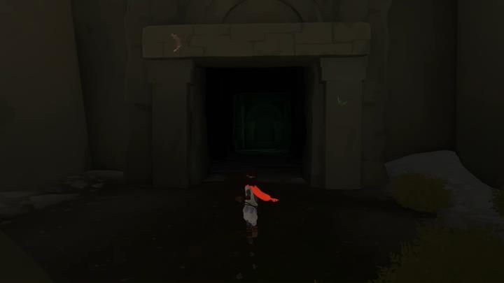 Wbiegnij w te drzwi, by kontynuować swoją przygodę. - Przeprawa przez rzekę w jaskini | Rozdział 3 | Opis przejścia - Rime - poradnik do gry