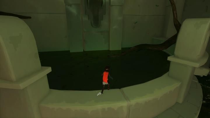 Wskocz do wody i zanurkuj. - Przeprawa przez rzekę w jaskini | Rozdział 3 | Opis przejścia - Rime - poradnik do gry