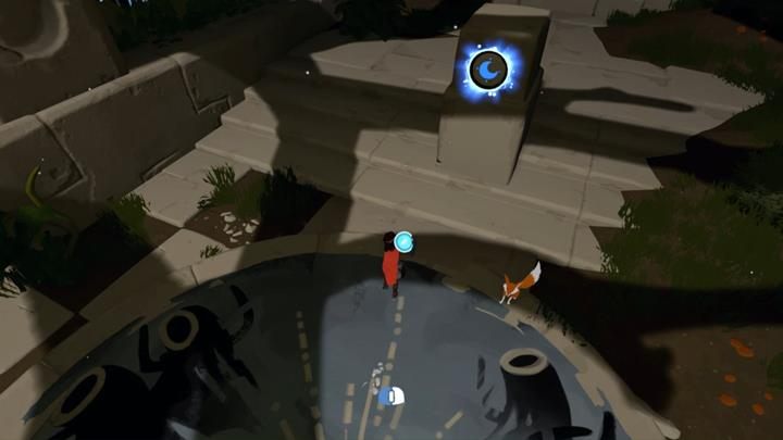 Użyj kuli by odsłonić przejście. - Przeprawa przez rzekę w jaskini | Rozdział 3 | Opis przejścia - Rime - poradnik do gry