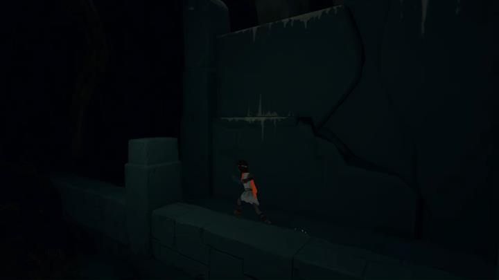 Idź krawędziami do góry. - Jaskinia ze zjawami | Rozdział 3 | Opis przejścia - Rime - poradnik do gry