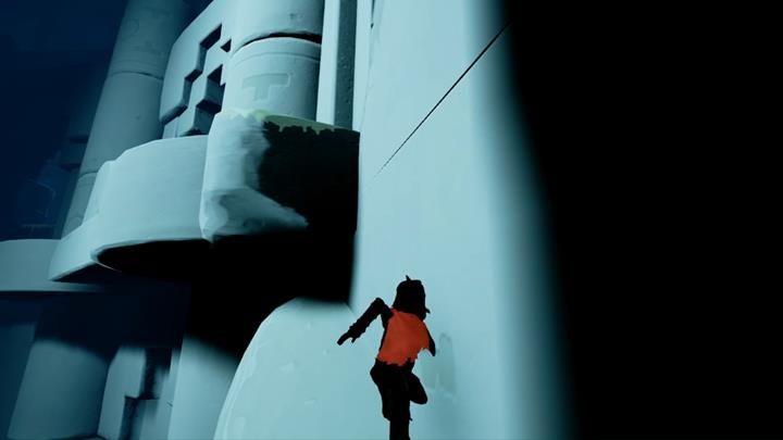 Wspinaj się po ścianach, a niebawem dotrzesz do kolejnej dźwigni. - Rozświetlenie komnaty | Rozdział 4 | Opis przejścia - Rime - poradnik do gry