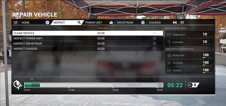 Naprawy możesz przeprowadzić w alejach serwisowych - Przeprowadzanie napraw | Porady do DiRT 4 - DiRT 4 - poradnik do gry