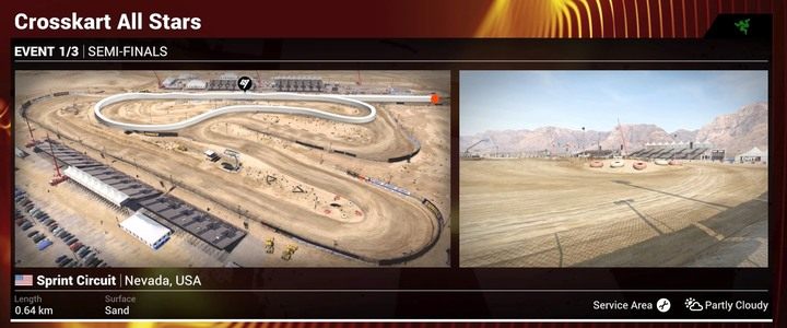 Wyścigi odbywają się na piaszczystych torach zamkniętych o prostej budowie - Porady dla trybów wyścigów | Porady do DiRT 4 - DiRT 4 - poradnik do gry