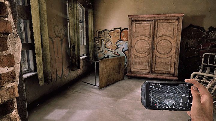 Odszukaj dyktafon i po odsłuchaniu nagrania wyrusz dalej - Dalsza eksploracja budynku B | Black | Opis przejścia Get Even - Get Even - poradnik do gry