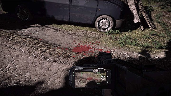 Ślady krwi odnajdziesz obok furgonetki - Dotarcie do Jaspera zanim zostanie zamordowany | Black | Opis przejścia - Get Even - poradnik do gry