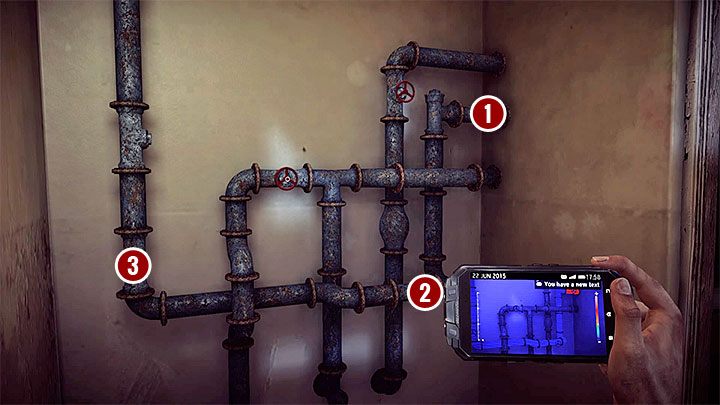 Możesz już zacząć badać okolicę i po drodze warto odnajdywać wszystkie te interaktywne ślady, które wymienione zostały w wariancie A (obiekty do zebrania lub zeskanowania) - Eksploracja budynku C | Black | Opis przejścia Get Even - Get Even - poradnik do gry