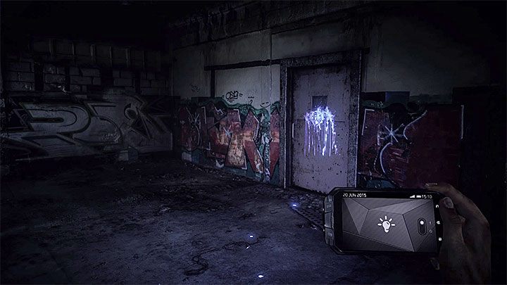 Do ukrytego pomieszczenia możesz dotrzeć w dalszej części etapu, a konkretnie po obejrzeniu wizji z wizyty detektywów w miejscu gdzie zamordowano Jaspera Prado - The Victim | Ukryte wspomnienia | Get Even - Get Even - poradnik do gry