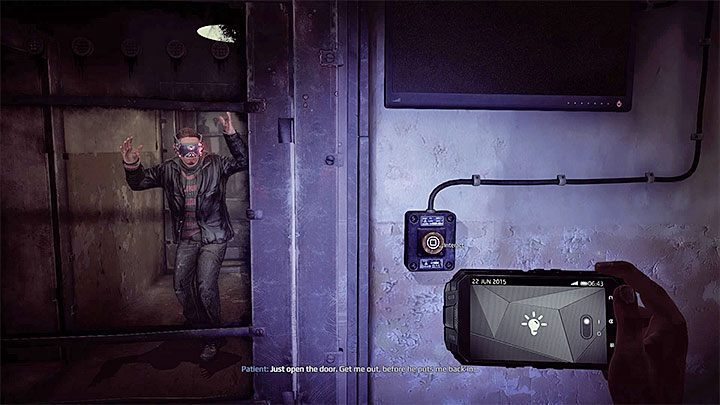 Wciśnięcie przycisku (po naprawieniu bezpieczników) doprowadzi do uwolnienia Samsona - Eksploracja budynku B | Black | Opis przejścia Get Even - Get Even - poradnik do gry