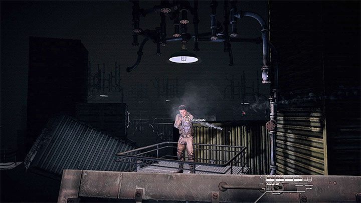 Druga część tego wspomnienia rozegra się w próżni i zakłada ono korzystanie z odbić w połączeniu z unikaniem ataków dwóch przeciwników - Pliki Ostatnie_chwile_J - Get Even - poradnik do gry