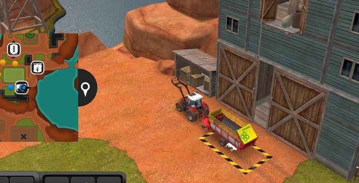 Wszystkie potrzeby zwierząt spełniasz dostarczając transport w miejsce oznaczone ikoną owego zwierzęcia - Podstawy hodowli w Farming Simulator 18 | Dla początkujących - Farming Simulator 18 - poradnik do gry