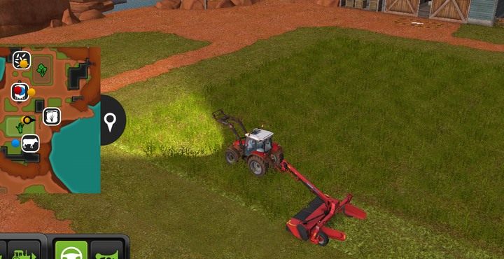 Prosty model kosiarki - wykoszenie całej łąki zabierze sporo czasu - Prace na łąkach w Farming Simulator 18 | Maszyny - Farming Simulator 18 - poradnik do gry