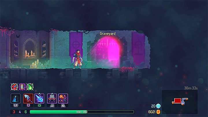 Cmenatrzysko Graveyard jest początkowo niedostępne i będzie to najprawdopodobniej ostatnia lokacja jaką odblokujesz w grze - Graveyard - poziom w Dead Cells - Dead Cells - poradnik do gry