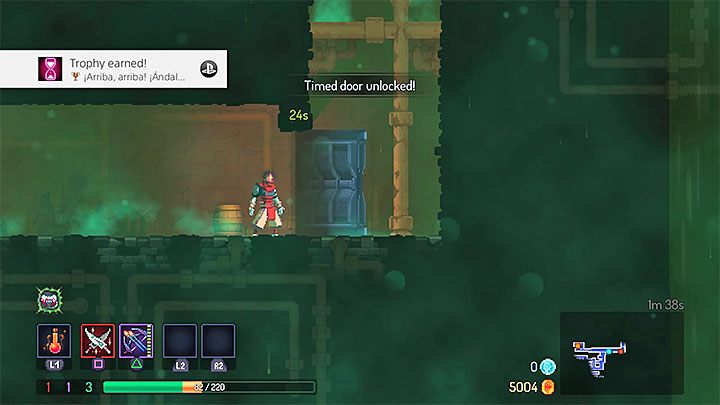 Zdobyciem opisywanego trofeum najlepiej zająć się na samym początku gry - Arriba, Arriba! Andale, Andale! - trofeum w Dead Cells - Dead Cells - poradnik do gry