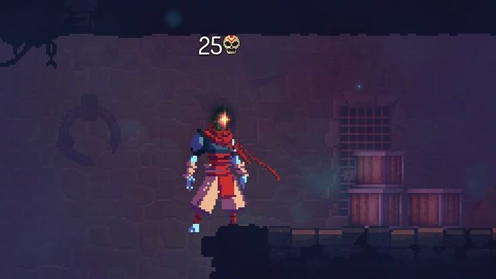 Po otrzymaniu klątwy nad głową bohatera pojawi się ikona czaszki wraz z informacją ilu przeciwników musi pokonać - Absolution - trofeum w Dead Cells - Dead Cells - poradnik do gry
