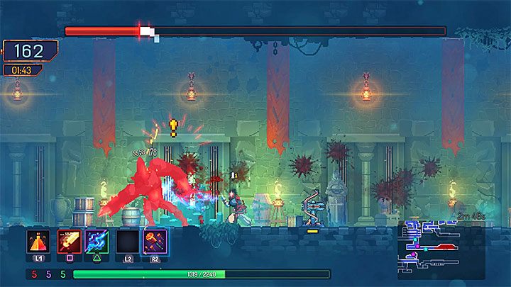 Po dotarciu do legowiska rozpocznie się pojedynek z bossem, którego należy pokonać - Faster Than Light - trofeum w Dead Cells - Dead Cells - poradnik do gry