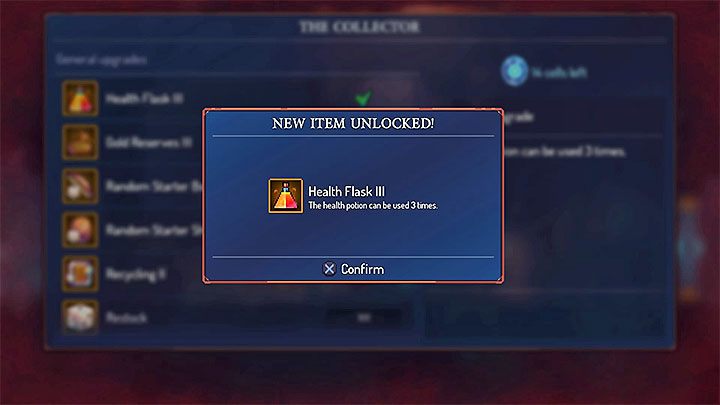 Fiolka zdrowia (Health Flask) to jeden z najważniejszych elementów ekwipunku bohatera w Dead Cells - Jak mniej ginąć w Dead Cells? - Dead Cells - poradnik do gry