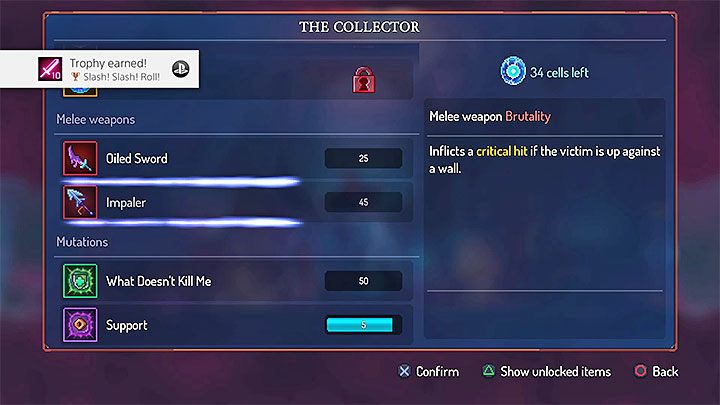 Rodzaj trofeum: brązowe - Trofea i osiągnięcia w Dead Cells - Dead Cells - poradnik do gry