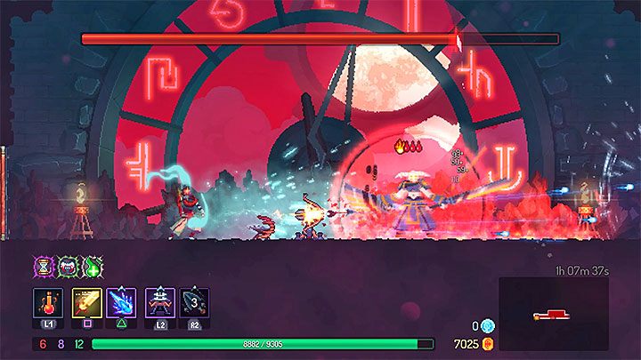 Pojedynek z bossem The Time Keeper jest nieco trudniejszy od walki z pierwszym głównym bossem gry (The Concierge), aczkolwiek nie powinieneś spodziewać się wyraźnie większego wyzwania - The Time Keeper Boss w Dead Cells - Dead Cells - poradnik do gry