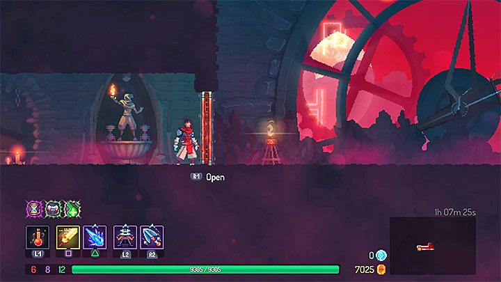 Do pomieszczenia z gigantycznym zegarem Clock Room możesz dotrzeć już w trakcie początkowych przejść gry, a konkretnie od strony wieży zegarowej Clock Tower - Clock Room - poziom w Dead Cells - Dead Cells - poradnik do gry