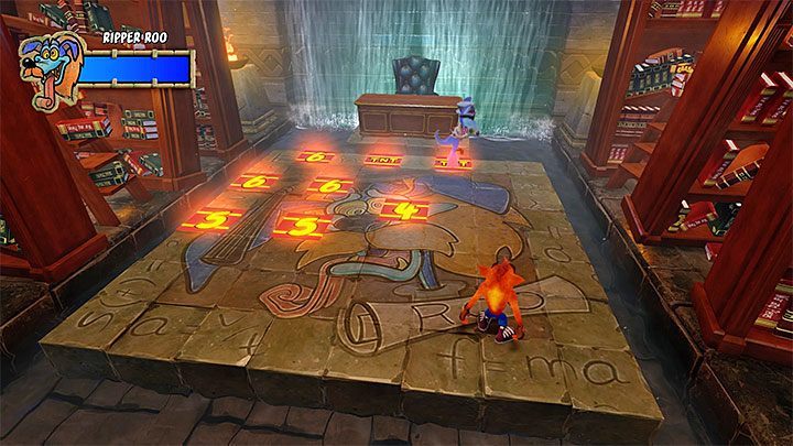 Pojedynek z Ripper Roo dzieli się na trzy główne fazy i każda z nich składa się z dwóch mniejszych części - Professor Pulverized | Crash Bandicoot 2 | Trofea - Crash Bandicoot N. Sane Trilogy - poradnik do gry