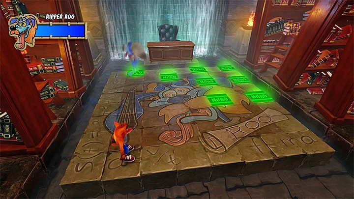 W ramach zaliczania drugiej części musisz z kolei unikać rozmieszczanych przez bossa ładunków z nitrogliceryną - Professor Pulverized | Crash Bandicoot 2 | Trofea - Crash Bandicoot N. Sane Trilogy - poradnik do gry