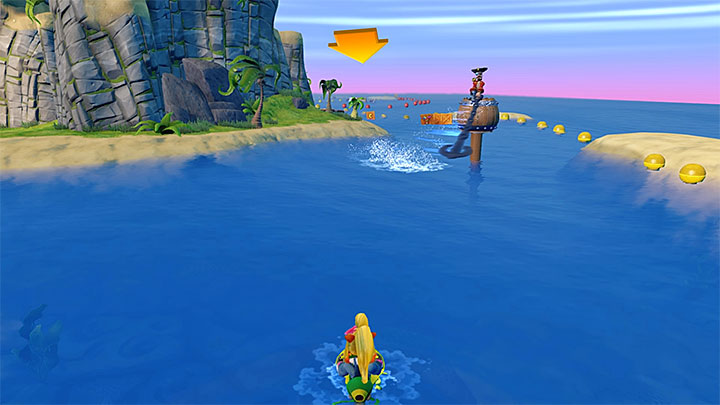 Od samego początku staraj się niszczyć wszystkie mijane skrzynie (niektóre z nich wymuszają korzystanie ze skoczni), gdyż w etapie tym jest ich ponad sześćdziesiąt - Tell No Tales | Crash Bandicoot 3 | Opis przejścia | Crash N. Sane Trilogy - Crash Bandicoot N. Sane Trilogy - poradnik do gry