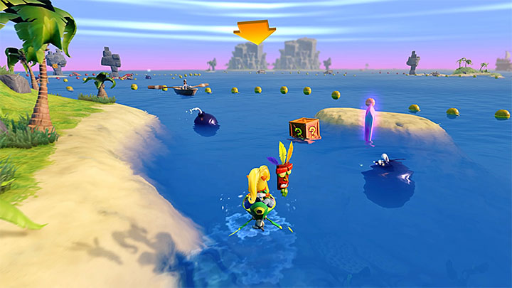 W kolejnej sekcji etapu ponownie uważaj na marynarza z kotwicą - Tell No Tales | Crash Bandicoot 3 | Opis przejścia | Crash N. Sane Trilogy - Crash Bandicoot N. Sane Trilogy - poradnik do gry