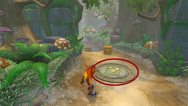 Po powrocie do głównej części dżungli wznów przemarsz główną ścieżką i uważaj po drodze na kolejne żółwie - Turtle Woods | Jungle Warp Room | Opis przyjścia | Crash N. Sane Trilogy - Crash Bandicoot N. Sane Trilogy - poradnik do gry