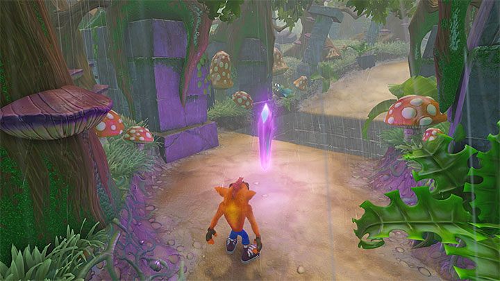 Kawałek dalej musisz wskoczyć do pierwszego dołu, który wykopano w ziemi - Turtle Woods | Jungle Warp Room | Opis przyjścia | Crash N. Sane Trilogy - Crash Bandicoot N. Sane Trilogy - poradnik do gry