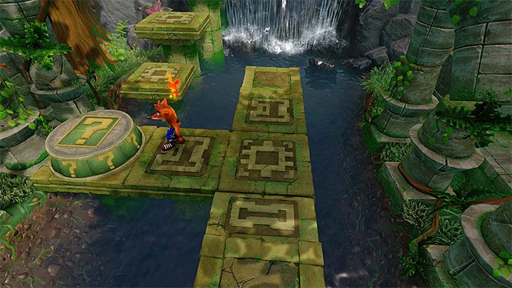 Po powrocie na suchy ląd odblokuj checkpoint i wyrusz dalej - Hang Eight | Jungle Warp Room | Opis przyjścia | Crash Bandicoot N. Sane Trilogy - Crash Bandicoot N. Sane Trilogy - poradnik do gry