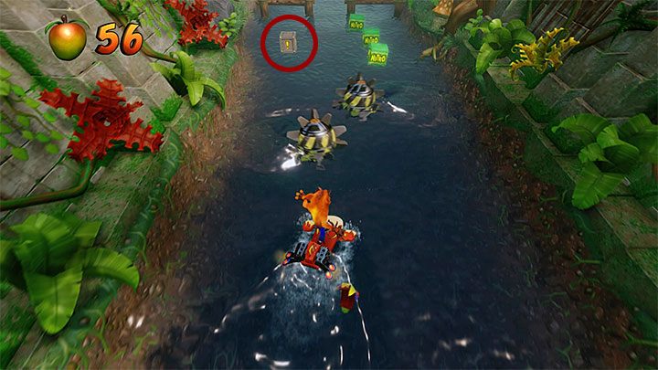 Wznów podróż po tym jak ponownie znajdziesz się przy rzece - Hang Eight | Jungle Warp Room | Opis przyjścia | Crash Bandicoot N. Sane Trilogy - Crash Bandicoot N. Sane Trilogy - poradnik do gry