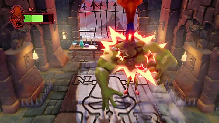 Wskocz zmutowanemu Nitrusowi na głowę - Dr. Nitrus Brio | Crash Bandicoot - walki z bossami - Crash Bandicoot N. Sane Trilogy - poradnik do gry