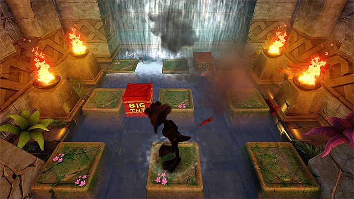 Jeśli Ripper Roo przebywał w pobliżu miejsca eksplozji to zabierze mu ona 1 punkt życia - Ripper Ruined | Crash Bandicoot - Trofea - Crash Bandicoot N. Sane Trilogy - poradnik do gry