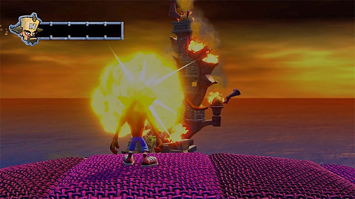 Odbicie ostatniej zielonej kuli energii zakończy walkę - Cortex N. Capacitated | Crash Bandicoot - Trofea - Crash Bandicoot N. Sane Trilogy - poradnik do gry