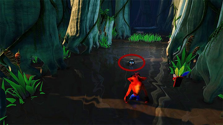 Podróżuj liniową ścieżką, przy czym podczas przemarszu pamiętaj o tym żeby nie używać ataku Spin na odnajdywanych czerwonych skrzyniach z TNT - Bone Yard | Crash Bandicoot 3 | Opis przejścia | Crash N. Sane Trilogy - Crash Bandicoot N. Sane Trilogy - poradnik do gry