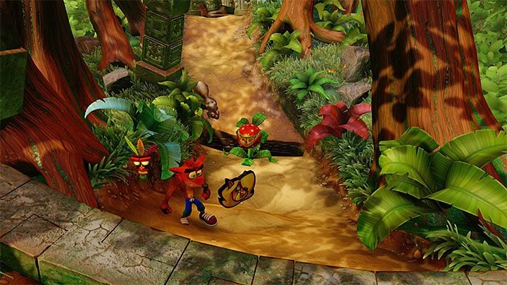 Już od samego początku tego etapu czekają na Ciebie zupełnie nowe atrakcje - Jungle Rollers | Crash Bandicoot - N. Sanity Island - Crash Bandicoot N. Sane Trilogy - poradnik do gry