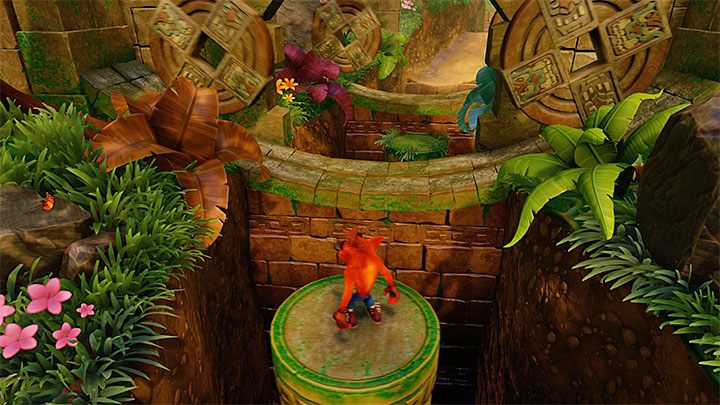 Zgodnie z tym co może sugerować tytuł tego etapu jednym z najczęstszych napotykanych zagrożeń są przetaczające się ogromne kamienne bloki - Rolling Stones | Crash Bandicoot - N. Sanity Island - Crash Bandicoot N. Sane Trilogy - poradnik do gry